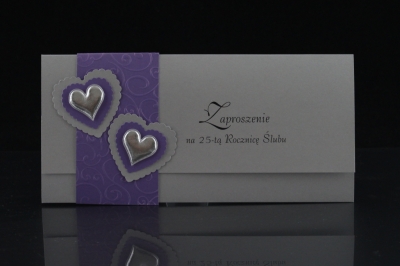 Zaproszenie na Srebrne Wesele ZSW IV